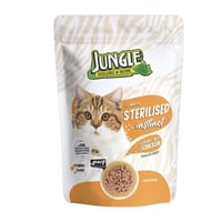 جنغل طعام رطب بالدجاج للقطط المعقمة 100g