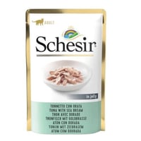 شيزر طعام رطب ظرف تونة وسمك البًوري 85 جرام