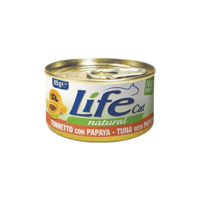 اكل قطط رطب لايف كات تونا مع البابايا 85 g