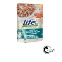 لايف كات ظرف طعام رطب للقطط تونا مع ألاسكا وسمك ال...
