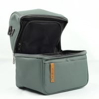 شنطة كفة لأدوات القهوة - رمادي - علامة بني