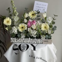 سلسال سواروفسكي | قلادة Constella قطع مستدير، لون...