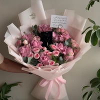 سلسال ذهب عيار 18 مع الورد