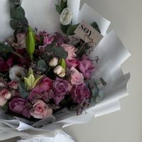 بوكية ورد مكس درجات البينك | لون الورد اختياري