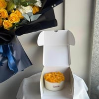 بوكية ورد اصفر بتغليف فاخر