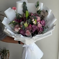 بوكية ورد مكس درجات البينك | لون الورد اختياري