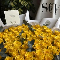 بوكيه الـ 100 وردة | لون الورد اختياري