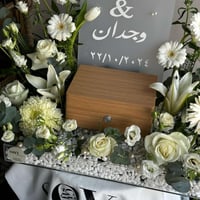 تنسيق زهور مخصص لحفلات الزفاف والمناسبات