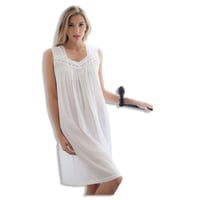 قميص نوم طويل من COTTON REAL - CHASK