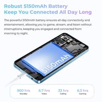 أوكيتيل - هاتف c58 شاشة 6.7 بوصة بطارية 5150 مللي...