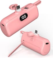 ميني شاحن متنقل صغير الحجم بسعة 5000 ملي امبير متع...