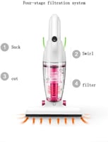 مكنسة كهربائية منزلية يدوية بقوة 500 واط بسعة 1.5...