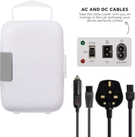 ثلاجة صغيرة الحجم سعة 4 لتر من دينكس بتصميم محمول...