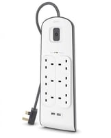 توصيلة بـ 8 منافذ و منفذين USB من Belkin