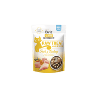 ديك رومي وسمك للشعر نيء مجفف بالتبريد من شركة Brit