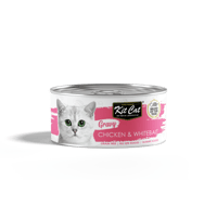 معلبات مرق دجاج مع السمك الصغير من شركة KitCat