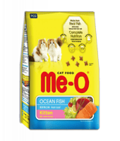 طعام جاف للقطط الصغيرة بنكهة السمك من شركة Me-o