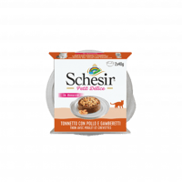 طعام رطب موس دجاج وسمك وتونا مع الجمبري غ2x40 من ش...