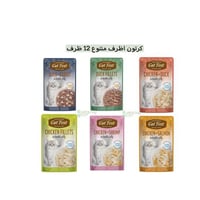 كرتون أظرف دجاج متنوع غ12x70 من شركة Cat fest
