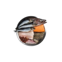 طعام جاف عالي البروتين 6 انواع اسماك الطازجة 1.8 ك...