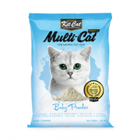 رمل كلاسيك كلامب برائحة البودرة 10L من شركة KitCat