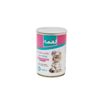 معلبات الدجاج بالمرق للقطط الصغيرة من شركة لقمه