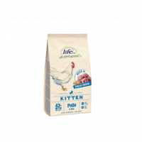 طعام جاف للقطط الصغيرة بنكهة الدجاج من شركة Life C...