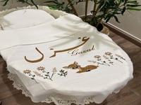 بطانيه الورد و الغزالة