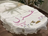 بطانيه الورد و الغزالة