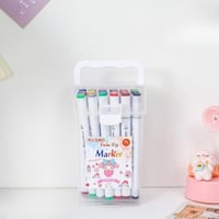 اقلام تحديد ماركر مزدوجة الاطراف تحتوي على24 لونا...