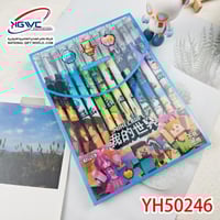 أقلام حبر جاف قابلة للمسح بتصميم شخصيات ماينكرافت