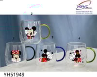 اكواب زجاجي كابلز يتميز بشخصية ميكي ماوس