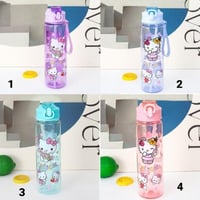 زمزميات بلاستيكية شفافة للأطفال تحمل شخصية "هالو ك...