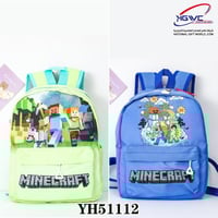 حقيبة ظهر مدرسية بتصميم شخصية ماينكرافت