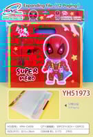 حافظة ملفات قابلة للتوسيع تحتوي على 12 صفحة بتصميم...