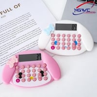 آلة حاسبة على شكل وجه شخصية سينامورول الشهيرة من س...