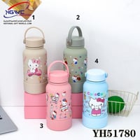 زجاجة ماء حرارية تتميز بتصميم شخصية هيلو كيتي تحفظ...