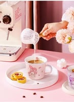 كوب سراميك مدرج ماي ميلودي الجمال الوردي في تفاصيل...