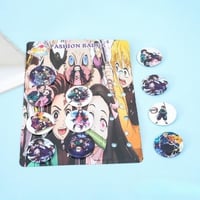 شارات دبابيس بتصميم شخصيات قاتل الشياطين