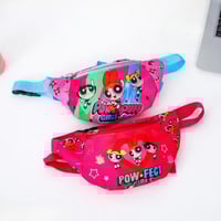 حقيبة خصر كرتونية لطيفة بتصميم فتيات القوة