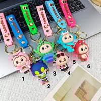 سلاسل مفاتيح تتميز بشخصيات لابوبو الشهيرة