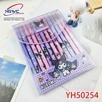 أقلام حبر جاف قابلة للمسح بتصميم شخصيات كورومي