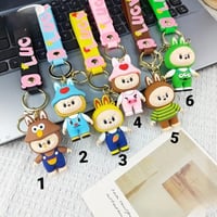 سلاسل مفاتيح تتميز بشخصيات لابوبو الشهيرة