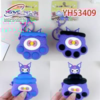 ميدالية حافظة سماعات كرومي الكيوت على شكل مخلب