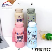 زجاجة ماء حرارية تتميز بتصميم شخصية كرومي تحفظ الح...