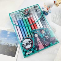 أقلام حبر جاف قابلة للمسح بتصميم شخصيات قاتل الشيا...