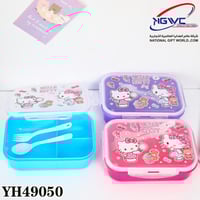 صندوق تخزين طعام بنتو بتصميم شخصية هيلو كيتي