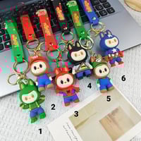 سلاسل مفاتيح تتميز بشخصيات لابوبو الشهيرة