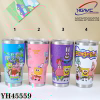 أكواب حرارية تتميز بشخصيات اسبونج بوب