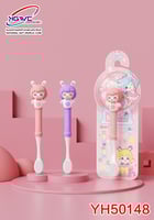 فرشاة أسنان بتصميم أنمي لطيف للأطفال